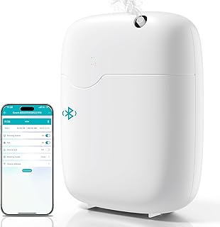 Waterless Essential Oil Diffuser - 3000 Sq.Ft Coverage, Whole-House Scent Diffuser Machine for Aromatherapy, 400ml, App Control Cold Air Oil Diffusers for Home Hotel Large Room Office Father Gifts