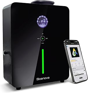 Pro Max, Waterless Essential Oil Scent Diffuser. 2026 Upgraded Version. 4000 sq ft. Touch Control Panel and Bluetooth App. Whole Home System.HVAC System Compatible. Home, Office