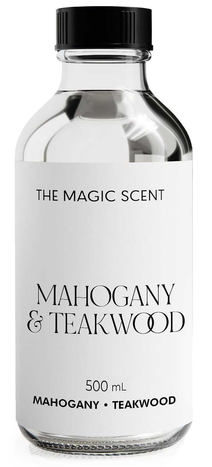The Magic Scent Mahogany & Teakwood Diffuser Oil - Hotel & Home Luxury Scents Inspired by Abercrombie & Fitch - Diffuser Oil