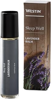 Westin Hotel Sleep Well Lavender Balm - Lavender and Chamomile Essential Oils Roll-On for Better Sleep (10 ml)