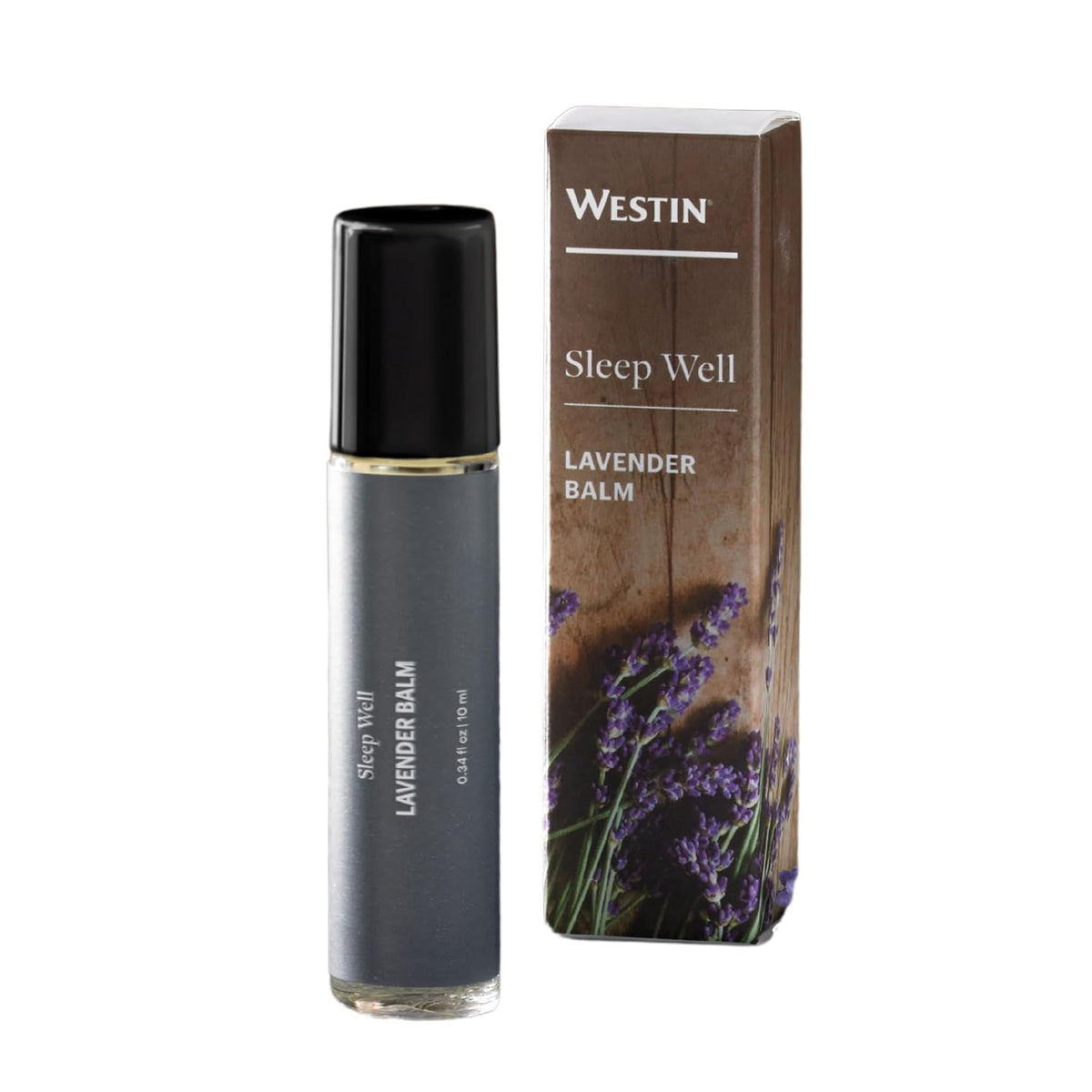 Westin Hotel Sleep Well Lavender Balm - Lavender and Chamomile Essential Oils Roll-On for Better Sleep (10 ml)
