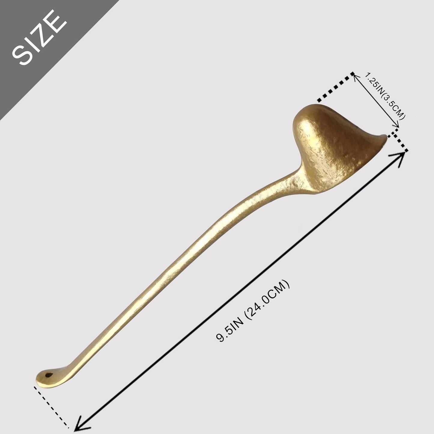 BSTGIFTS Candle Snuffer - Candle Fire Extinguisher Cutter - Candle Accessory Long Handle Candle Stopper，Candle Cover Tool (Classic Snuff)