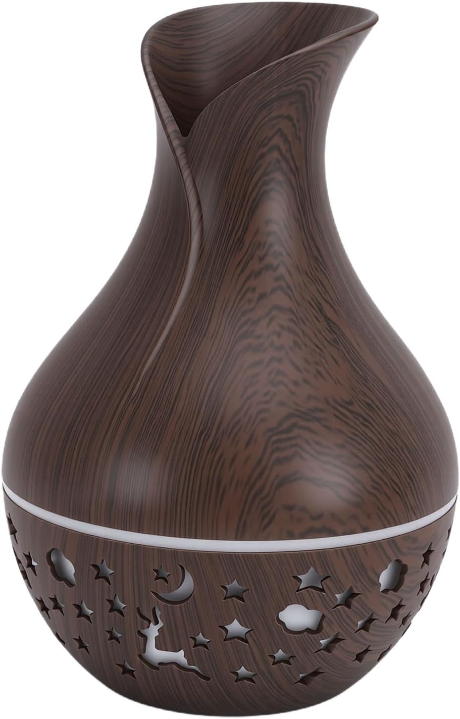 GOWENIC Mini Humidifier, 100ml USB Desktop Noiseless Humidifier Portable Essential Oil Diffuser with Colorful Light Aromatherapy Essential Oil Diffuser for Home Bedroom Office Yoga