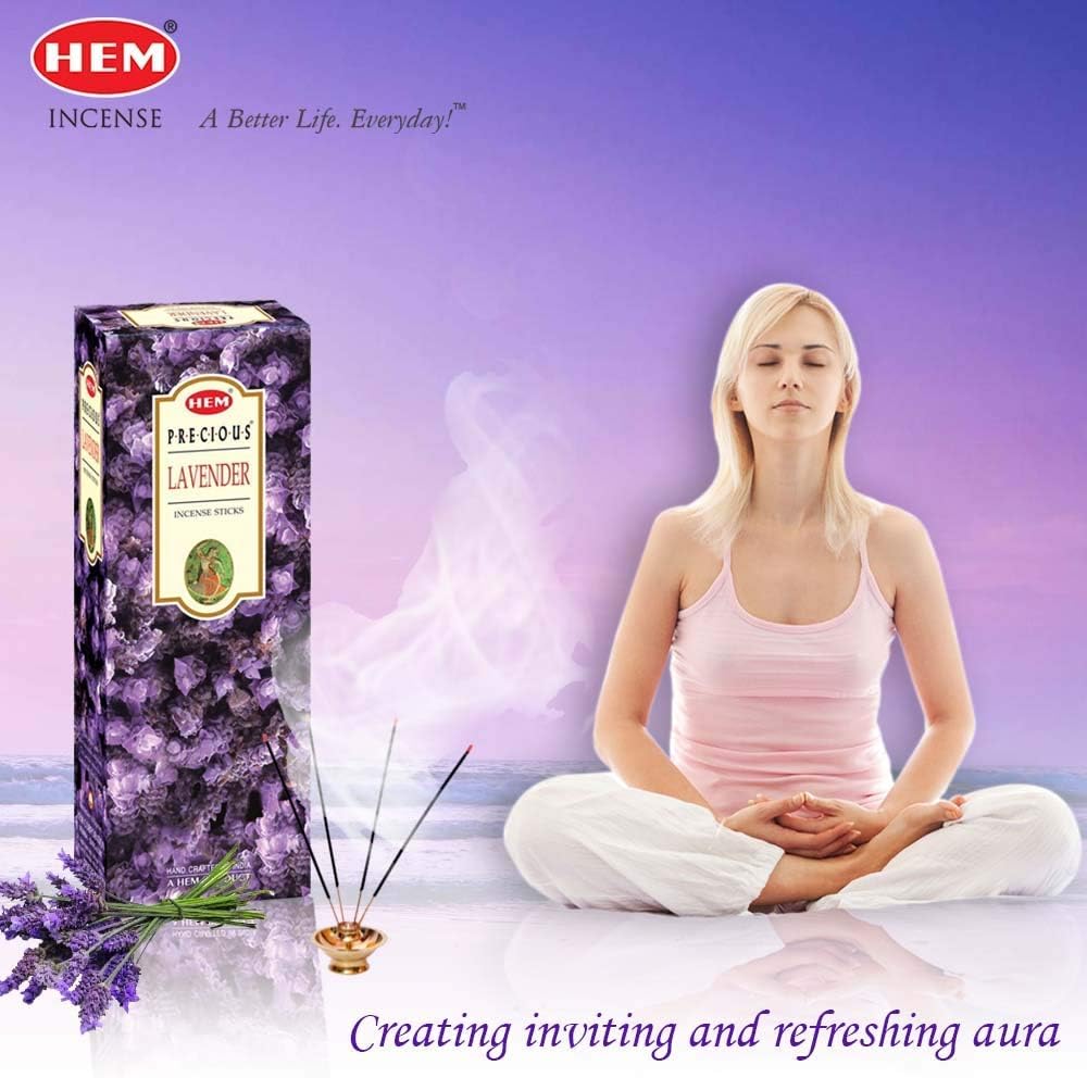 Hem Lavender Incense Sticks – Pack of 2 Boxes (240 Sticks Total) | Calming Floral Aroma for Relaxation, Meditation, Sleep & Home Fragrance | Long-Lasting Aromatherapy Incense