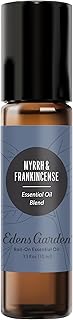 Edens Garden Myrrh & Frankincense Essential Oil Roll-On Blend- 100% Pure Premium Grade, Natural, Therapeutic, Aromatherapy, Kid & Skin Safe, The Best for Body, Gifts Pre-Diluted 10 ml (.33 fl oz)