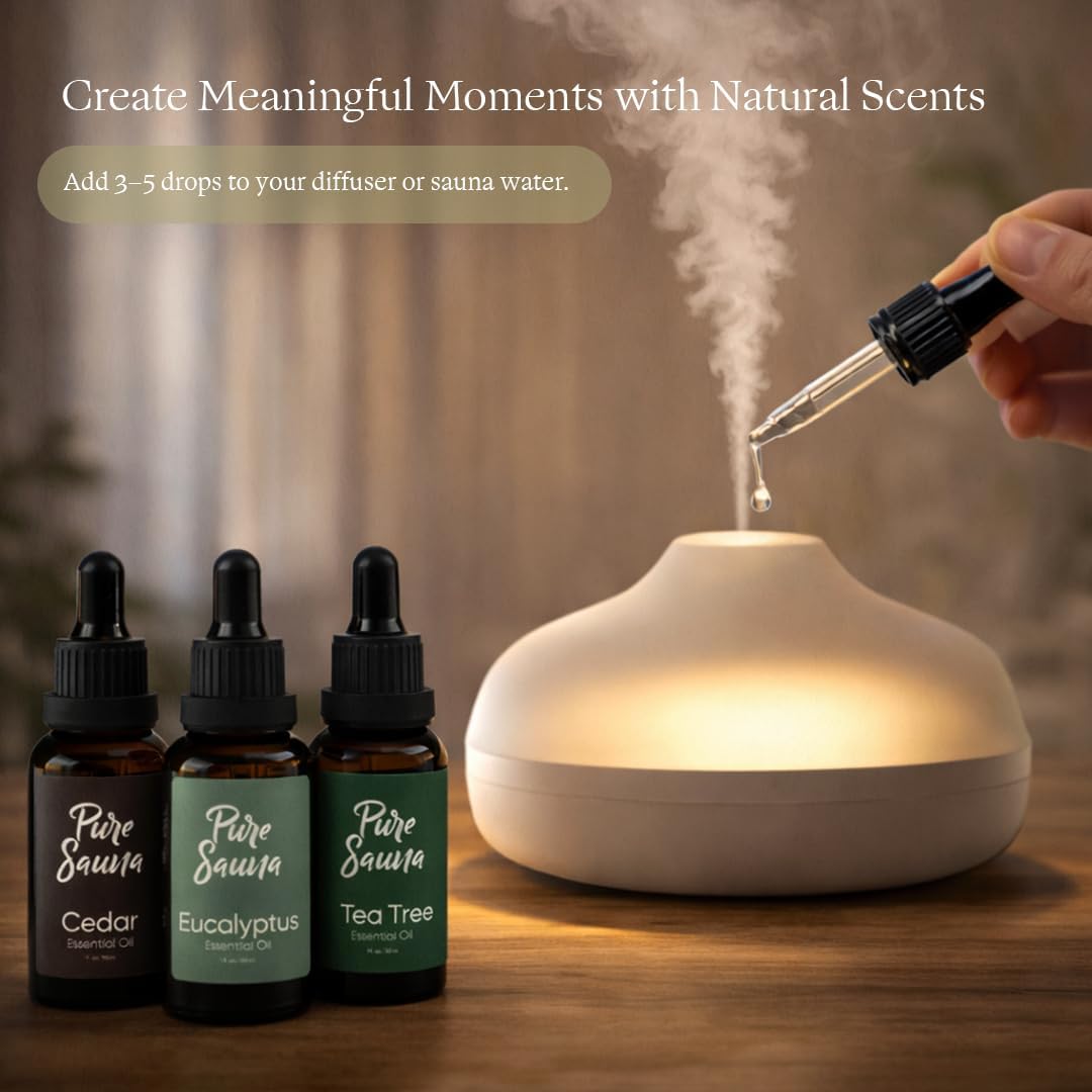 Cedarwood Essential Oil - 100% Pure Cedrus Atlantica for Diffuser & - Warm Woody Scent (1 fl oz / 30 ml)