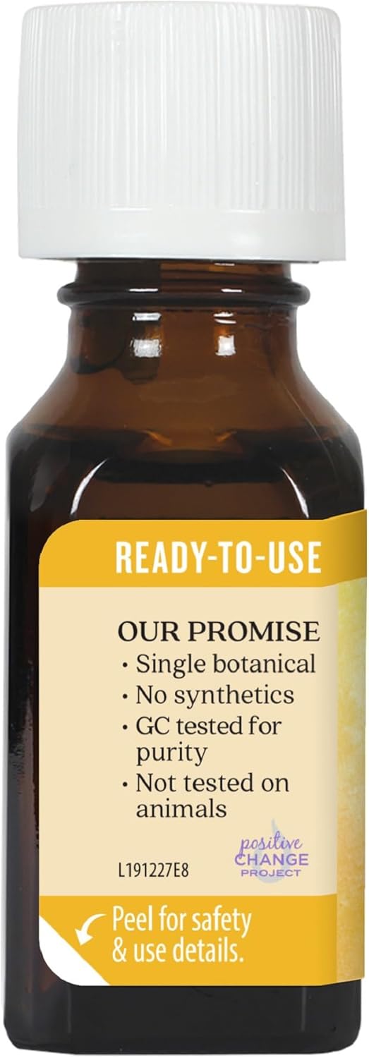 Aura Cacia Rose Absolute Pure essential Oil in Jojoba Oil, 0.5 Ounce.