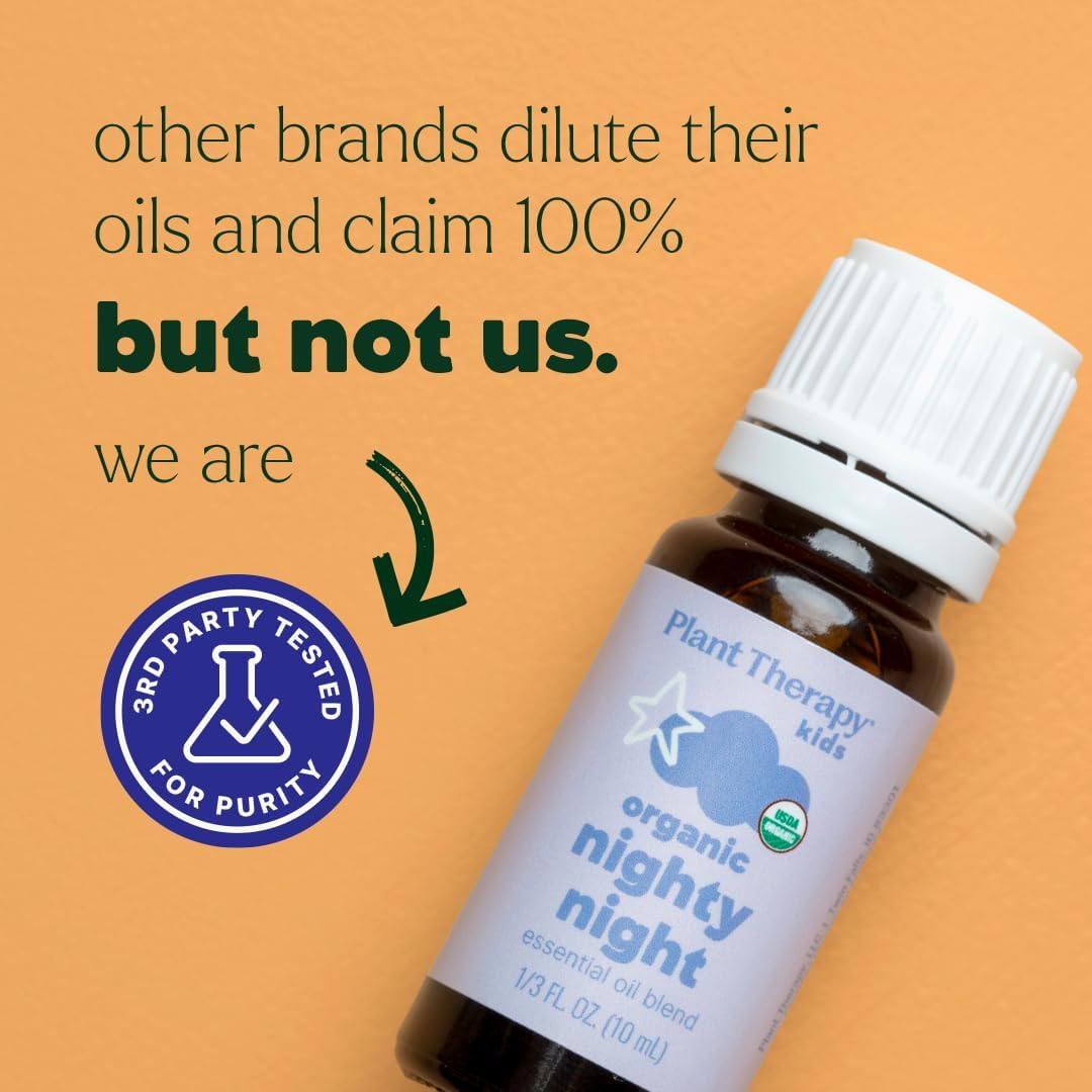 Plant Therapy Kids Organic Nighty Night Essential Oil Blend 10 mL (1/3 oz)
