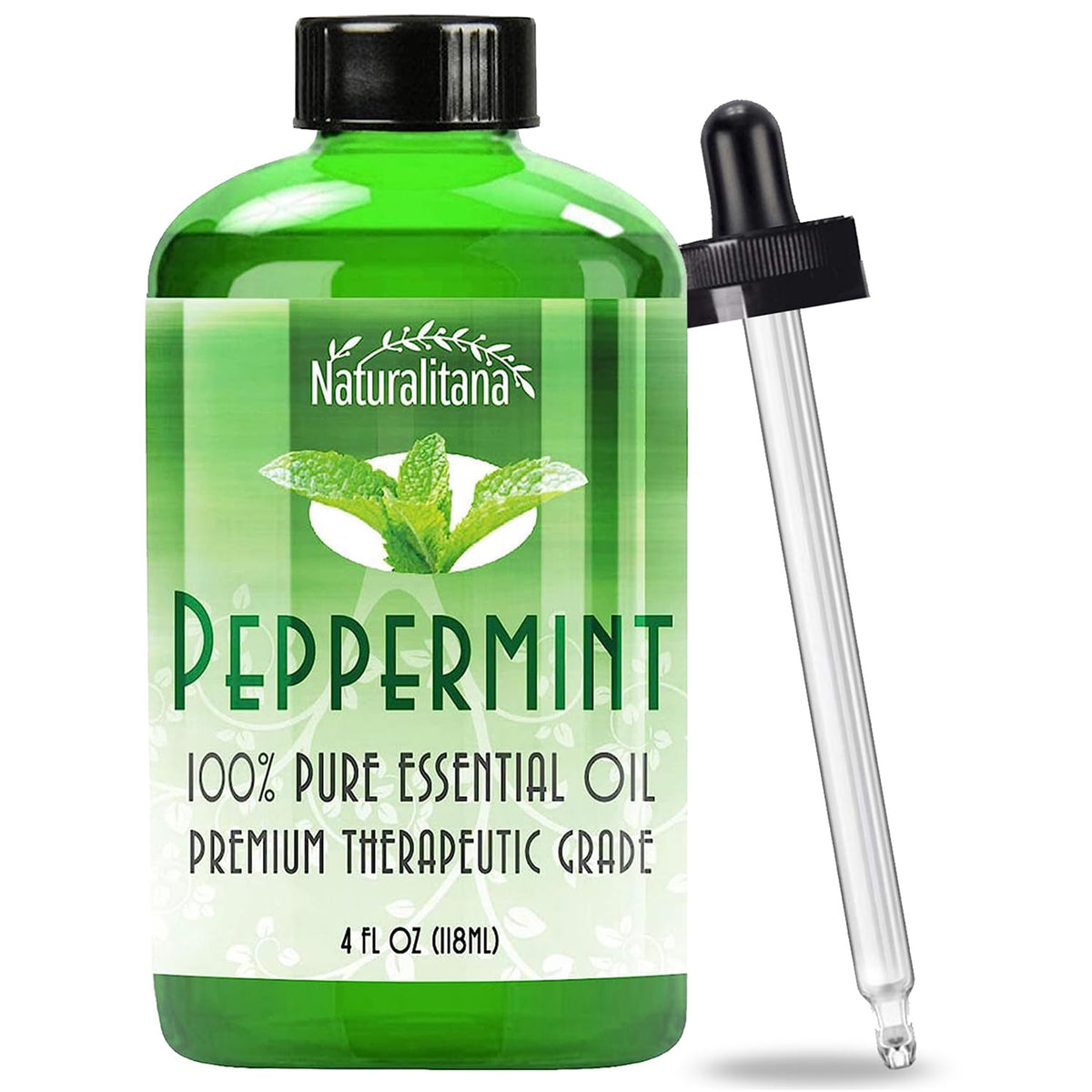 Naturalitana Peppermint Essential Oil Therapeutic Grade for Aromatherapy