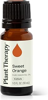 Plant Therapy Sweet Orange Essential Oil, 10 mL (1/3 oz), 100% Pure and Undiluted, Natural Aromatherapy, Great for Diffusers and DIY Skincare