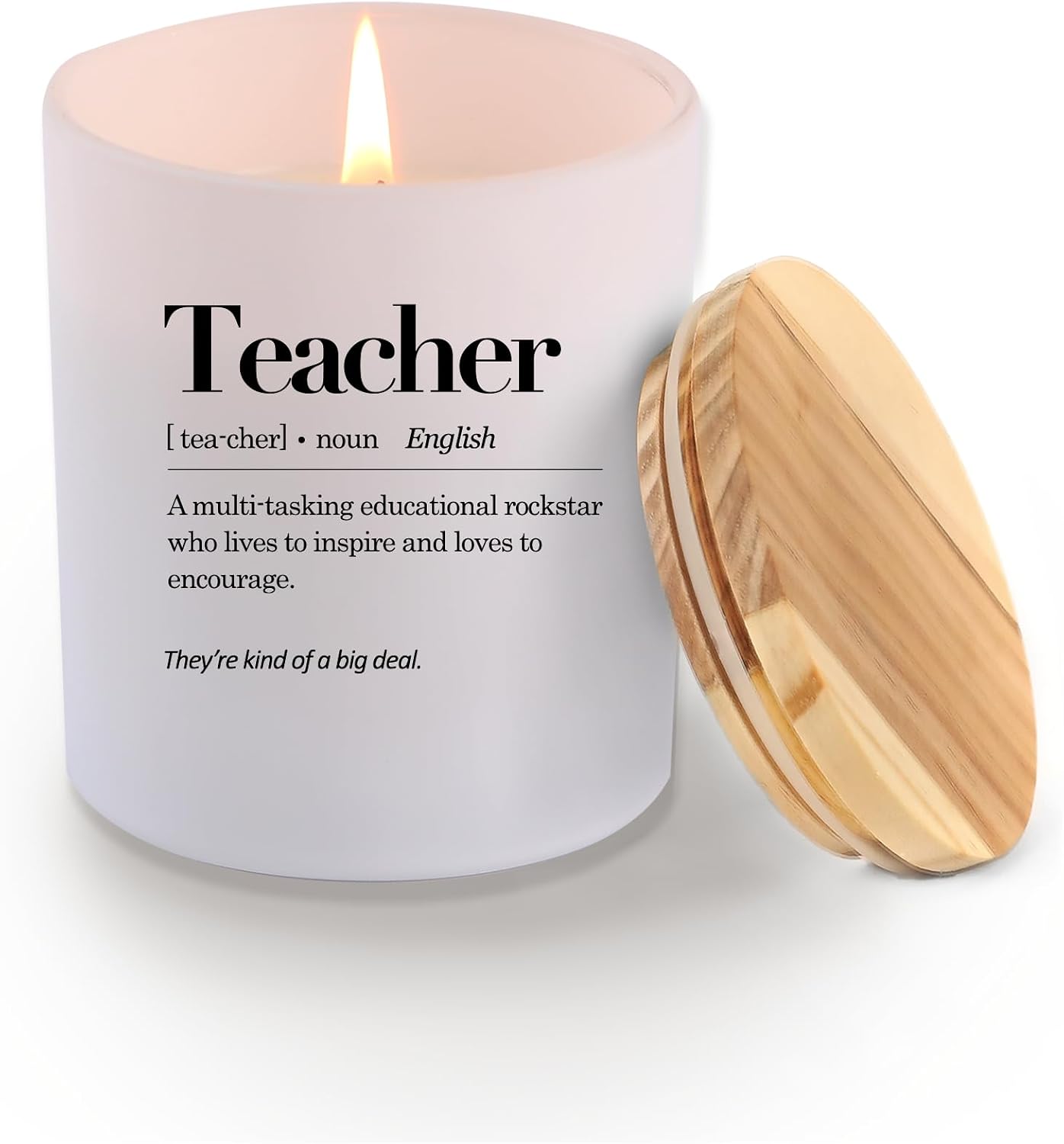 Teacher Definition Teacher Gifts Scented Candles Home Office Appreciation Gifts from Students End of the Year Gift to Professor Jar Candles Lavender Scent Soy Wax Candles 9.5 oz