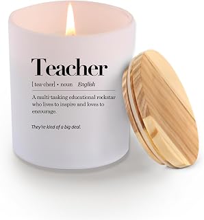 Teacher Definition Teacher Gifts Scented Candles Home Office Appreciation Gifts from Students End of the Year Gift to Professor Jar Candles Lavender Scent Soy Wax Candles 9.5 oz