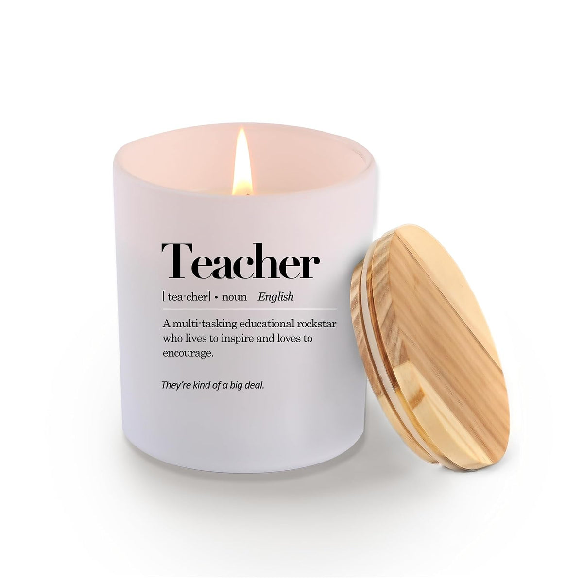 Teacher Definition Teacher Gifts Scented Candles Home Office Appreciation Gifts from Students End of the Year Gift to