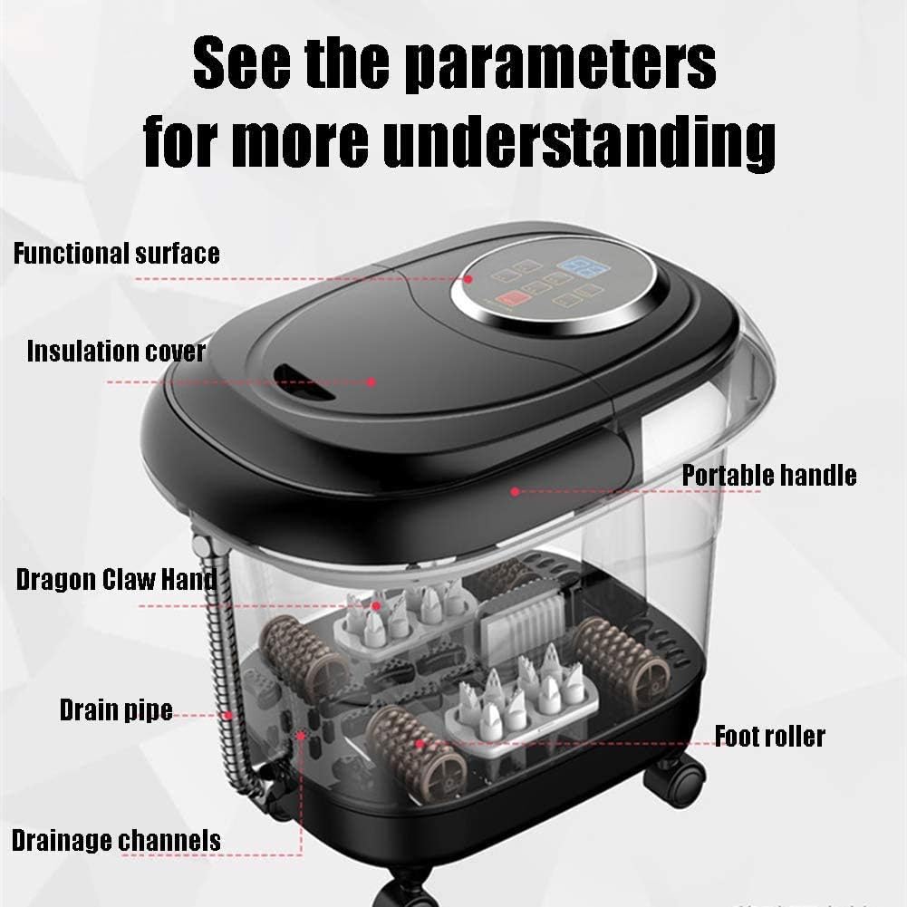 Foot Tub Automatic Heating Electric Household Foot Bath Barrel Footbath Thermostatic Foot Massager Deep Barrel