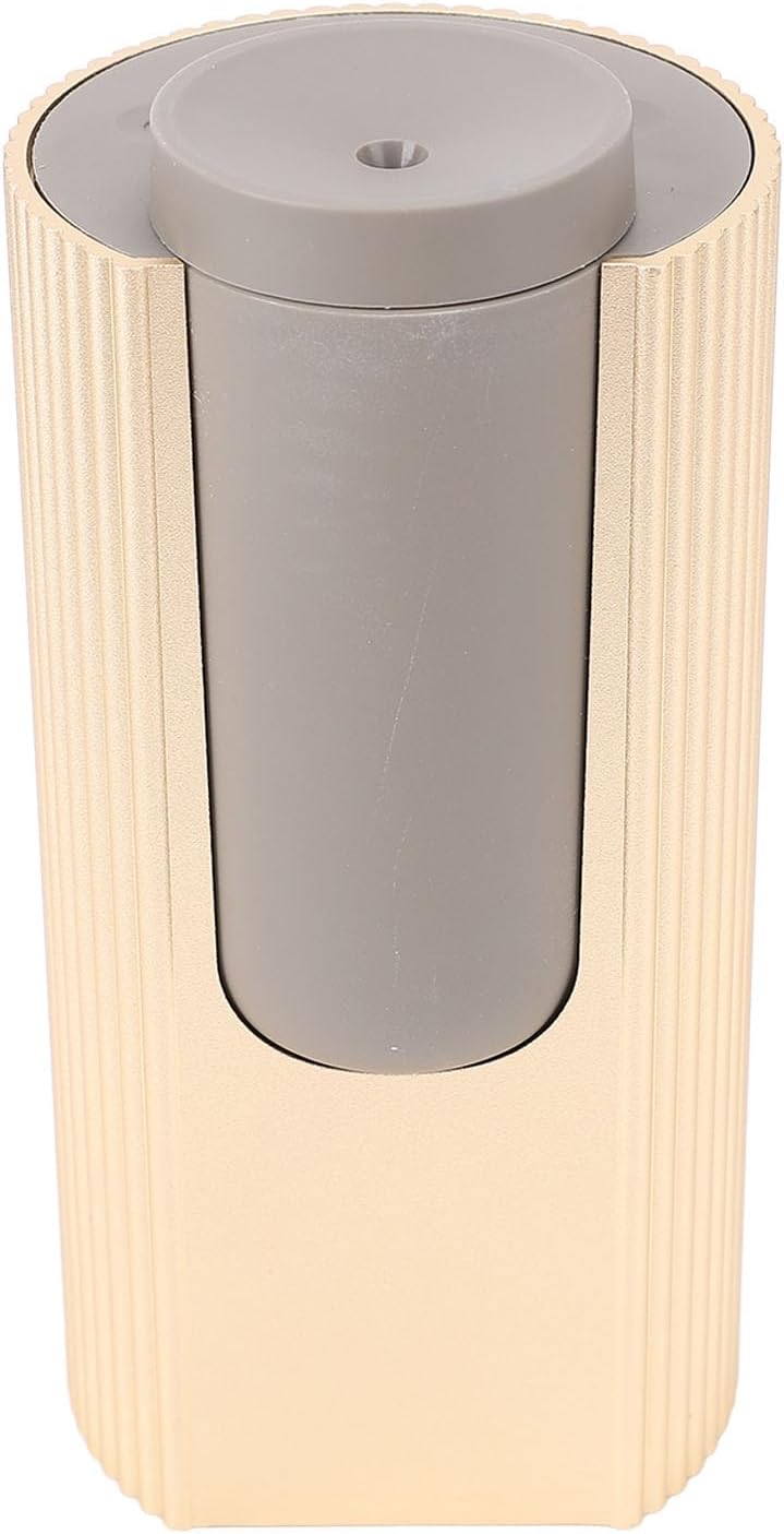 Waterless Essential Oil Diffuser Stylish Aluminum Alloy Dual Fluid Cold Mist Aromatherapy Machine for Bedroom Office, Compact Car Fragrance Diffuser (Gold)