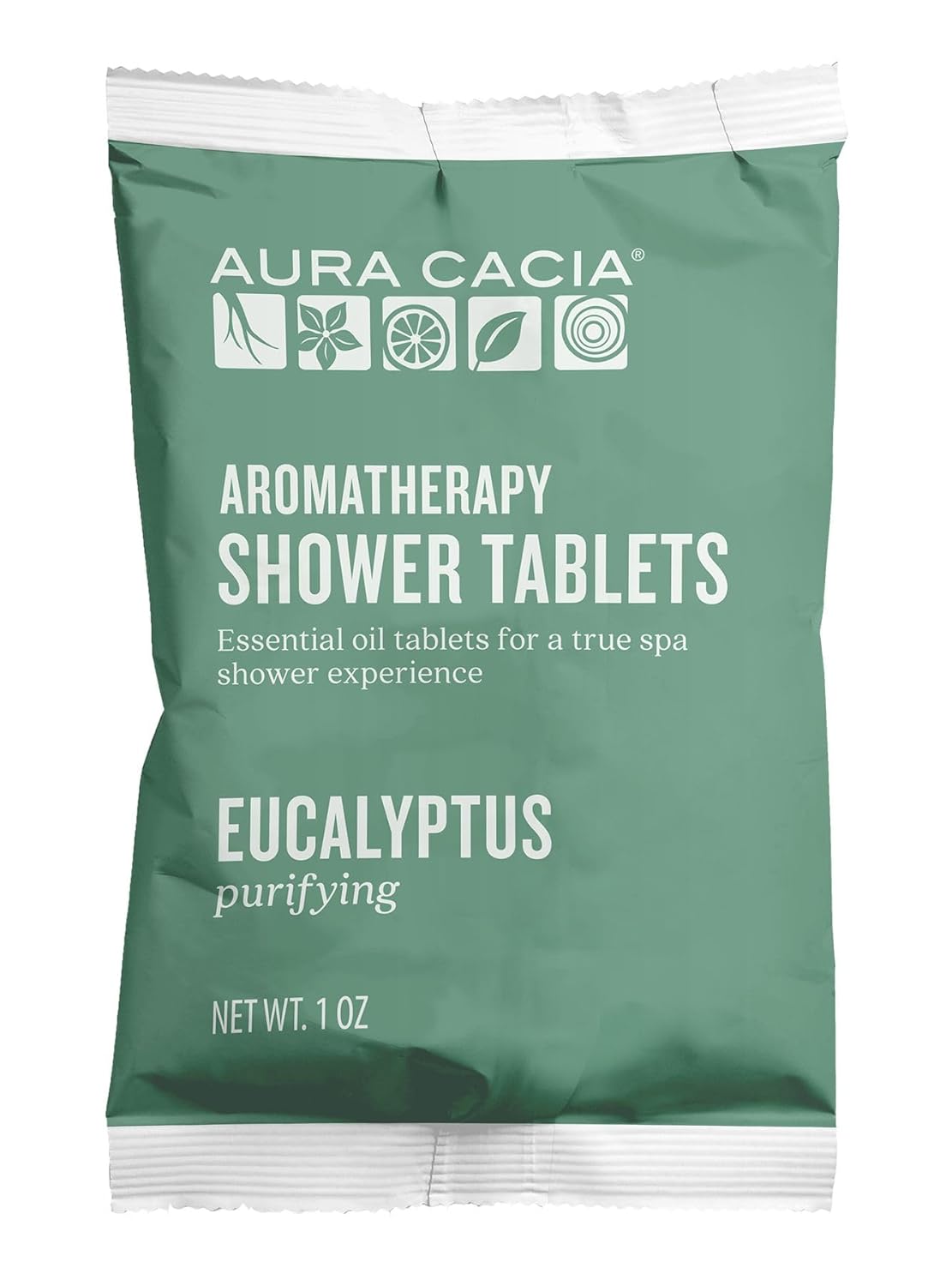 Aura Cacia Eucalyptus Shower Tablets - Aromatherapy Shower Steamers - Aromatherapy Benefits via Organic Essential Oils