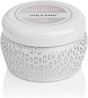 Volcano White Mini Tin Candle