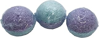 Moisturizing Bath Bombs, Variety of Scents and Sizes, Colorful (Lavender & Chamomile, Small)