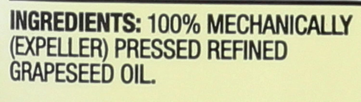 Spectrum Naturals Refined Grapeseed Oil, 16 oz.