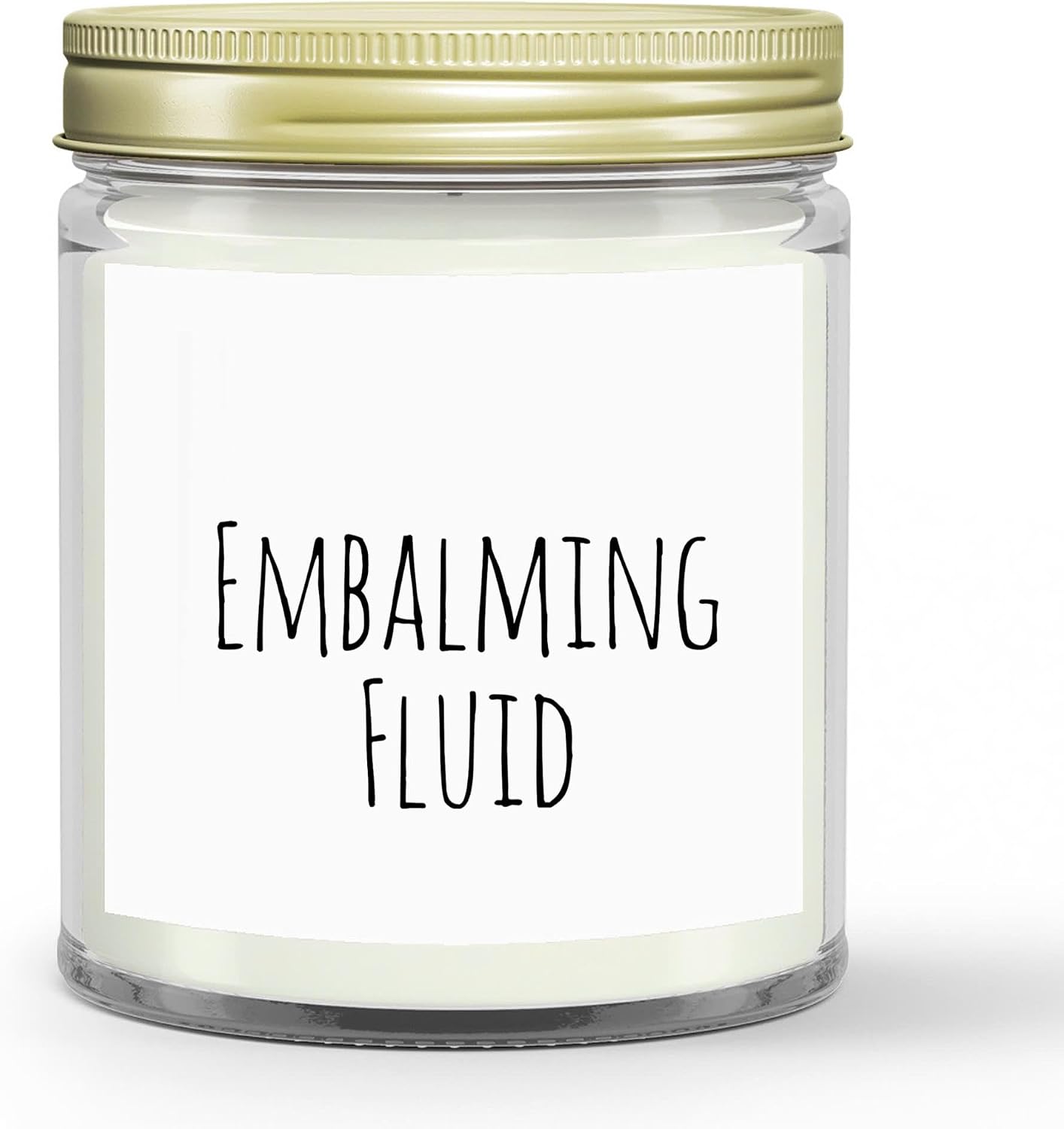 Embalming Fluid Funny Funeral Director Mortician Candle Coconut Soy Wax Candle 4oz, 9oz