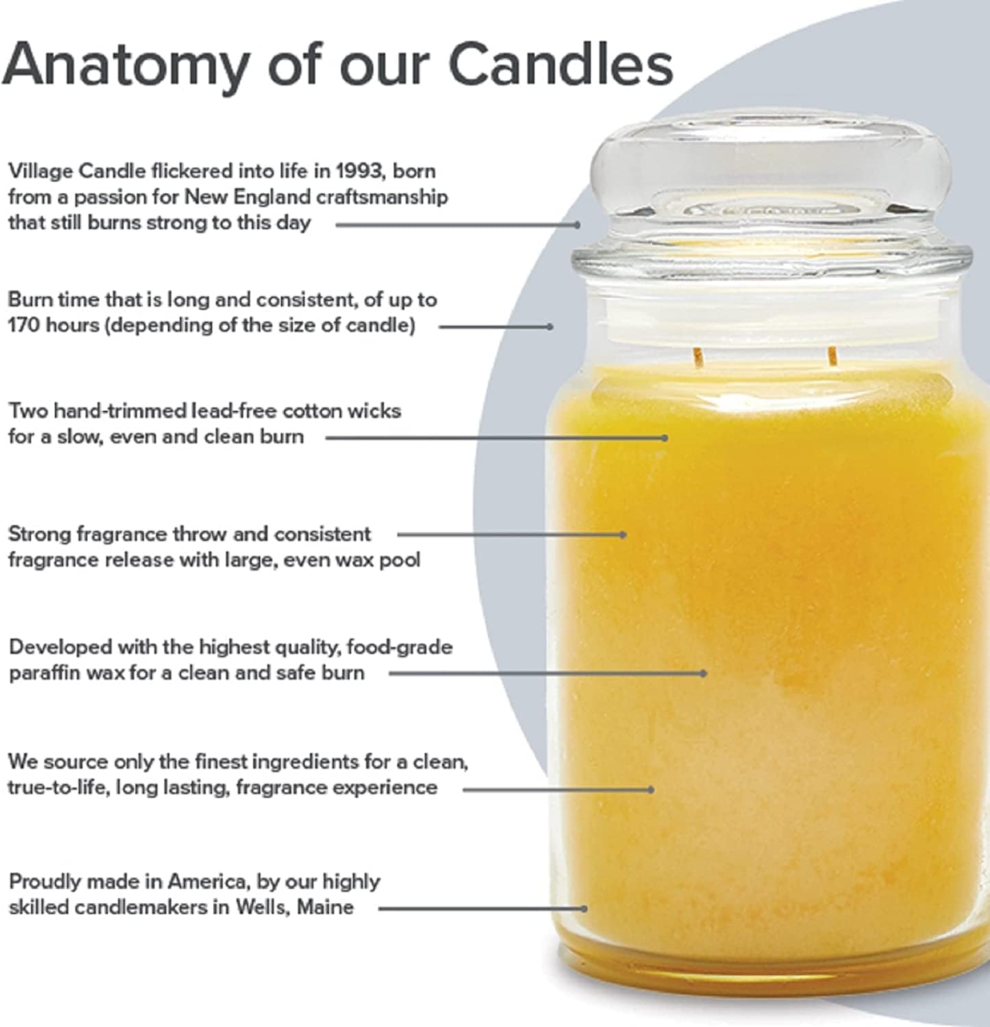 Village Candle Eucalyptus Mint Large Glass Apothecary Jar Scented Candle, 21.25 oz, Green