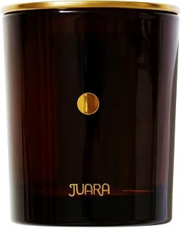 JUARA Joy Candle - Luxury Scented Candle 8oz - Coconut Soy Wax Candles for Home - Jasmine Rose Bergamot - Long Lasting Natural - Tropical Floral Candles