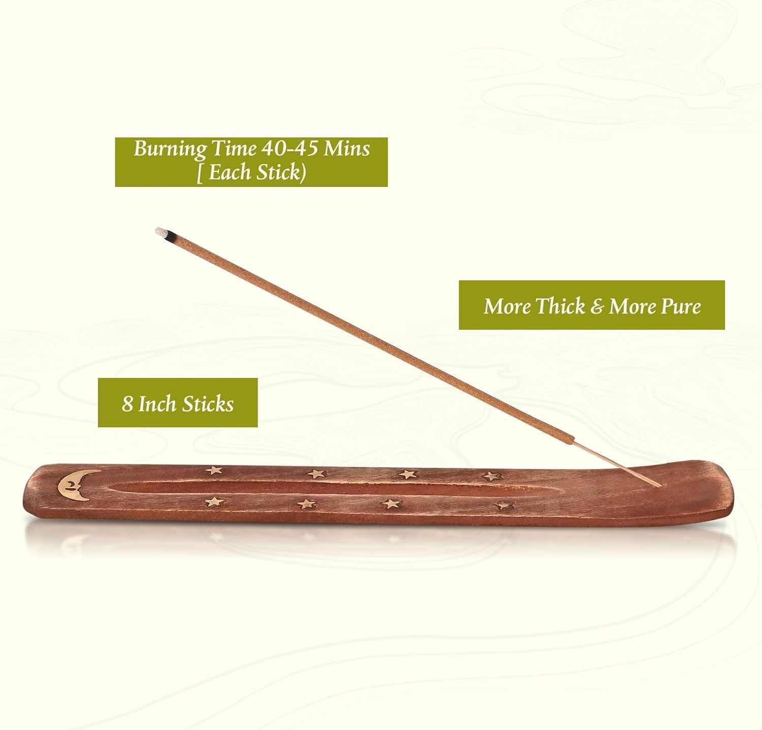 Palo Santo Incense Sticks - Total 60 Insence-Sticks - Natural Scent for Meditation & Space Cleansing