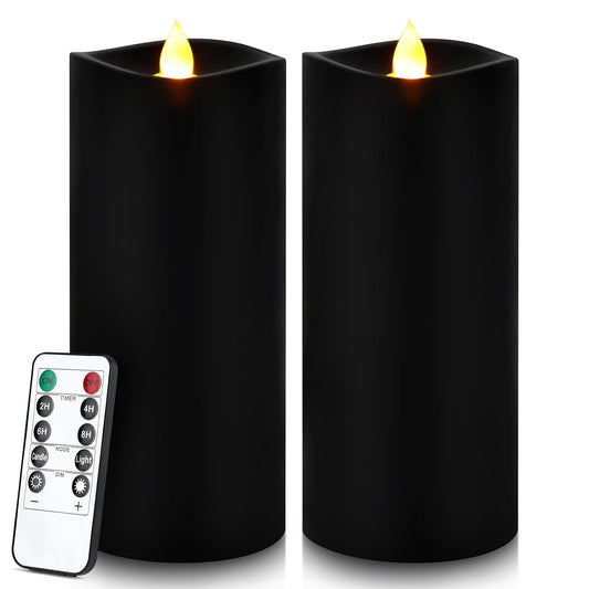 Enpornk 7” x 3” Flameless Candles