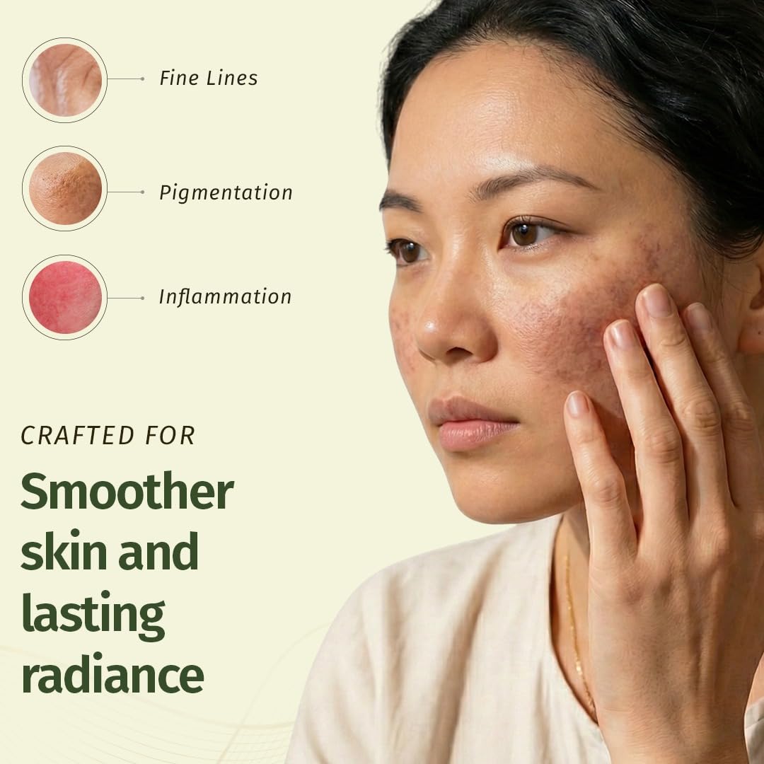 Kerala Ayurveda Kumkumadi Oil for Face | Brightening & Anti-Aging Serum for Glowing Skin | Saffron & Lotus Ayurvedic Face Oil | Reduces Dark Spots & Pigmentation | Lightweight & Non-Greasy | 1 Fl Oz