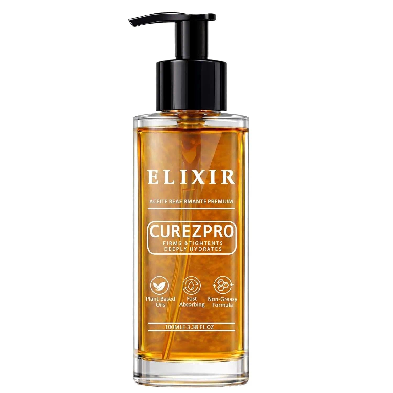 Body Oil - Lightweight Firming & Hydrating Body Oil with Sweet Almond, Argan, Shea, Cocoa Butter & Vitamin E - For Dry, Dull, Mature-Looking Skin - 100ml(1pc)