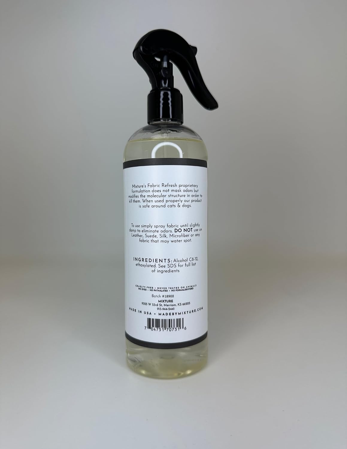 Mixture No. 50 Egyptian Cotton Fabric Refresh Spray – Soft Cotton Fresh Room & Fabric Spray, 16 oz