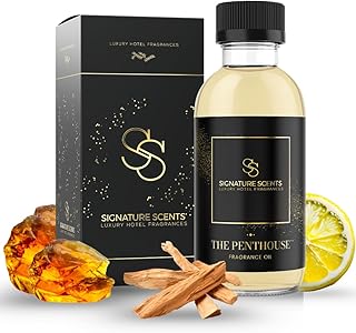 Luxury Hotel Diffuser Oil for Hotels and Homes - Aromatherapy Oils for use with an Essential Oil Diffuser at Home - Fragrance-Scent Diffuser Oil Blend (The Penthouse) 4.05fl oz (120ml)