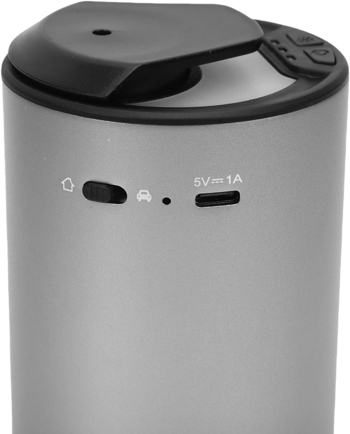 GOWENIC Waterless Essential Oil Diffuser, Aluminum Alloy Portable Aromatherapy Diffuser, Low Noise Leak Proof for Car Home Office, 15ml Essential Oil for Car Travel (Ti Silver)