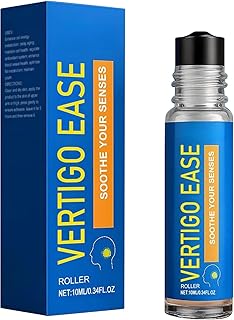Vertigo Relief Roll On, Soothing Roll-On for Head Comfort | Natural Essential Oil Blend to Ease Feelings of Dizziness - Promote Relaxation - Portable 10ml
