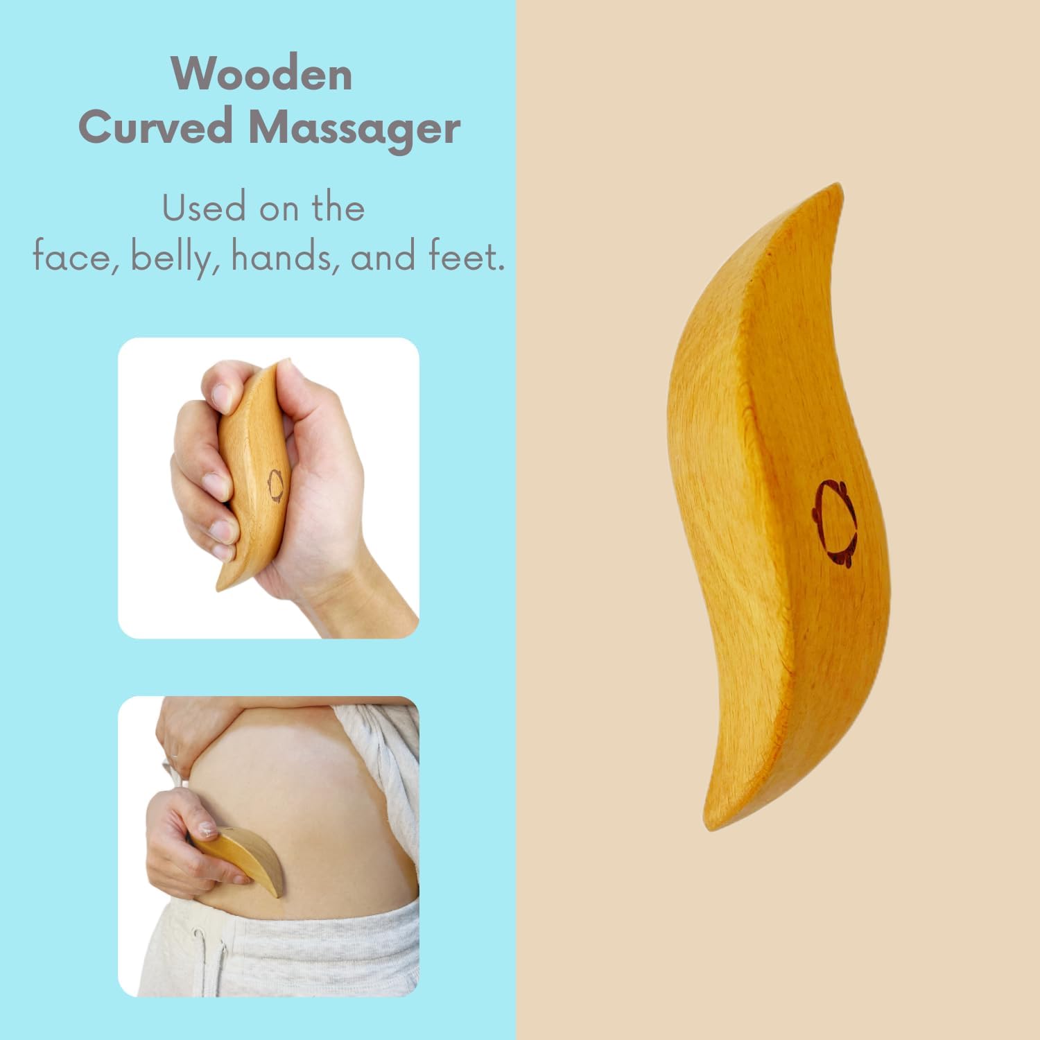 Dry Brushing Body Brush for Lymphatic Drainage-Vegan Dry Brush with Contoured Non-Slip Handle +Wood Therapy Massage Tools. Maderoterapia Kit, Gua Sha, Anti-Cellulite, Body Sculpting, Sensitive Skin