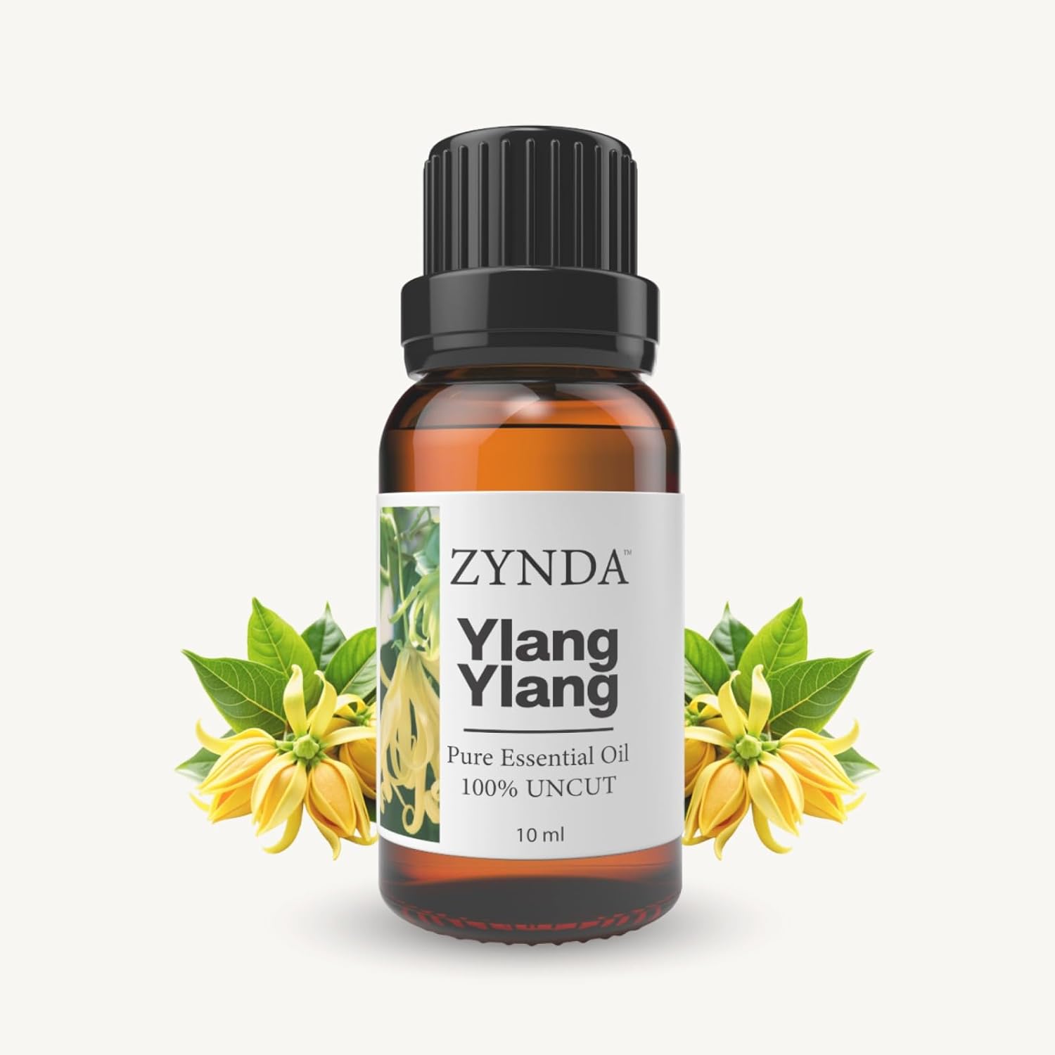 Ylang-Ylang Essential Oil – 100% Pure & Natural | Premium Ylang Ylang Oil for Diffuser & Skin | Uncut • Raw • Very Potent Floral Aromatherapy Essential Oils for Relaxation & Self-Care - 10ML