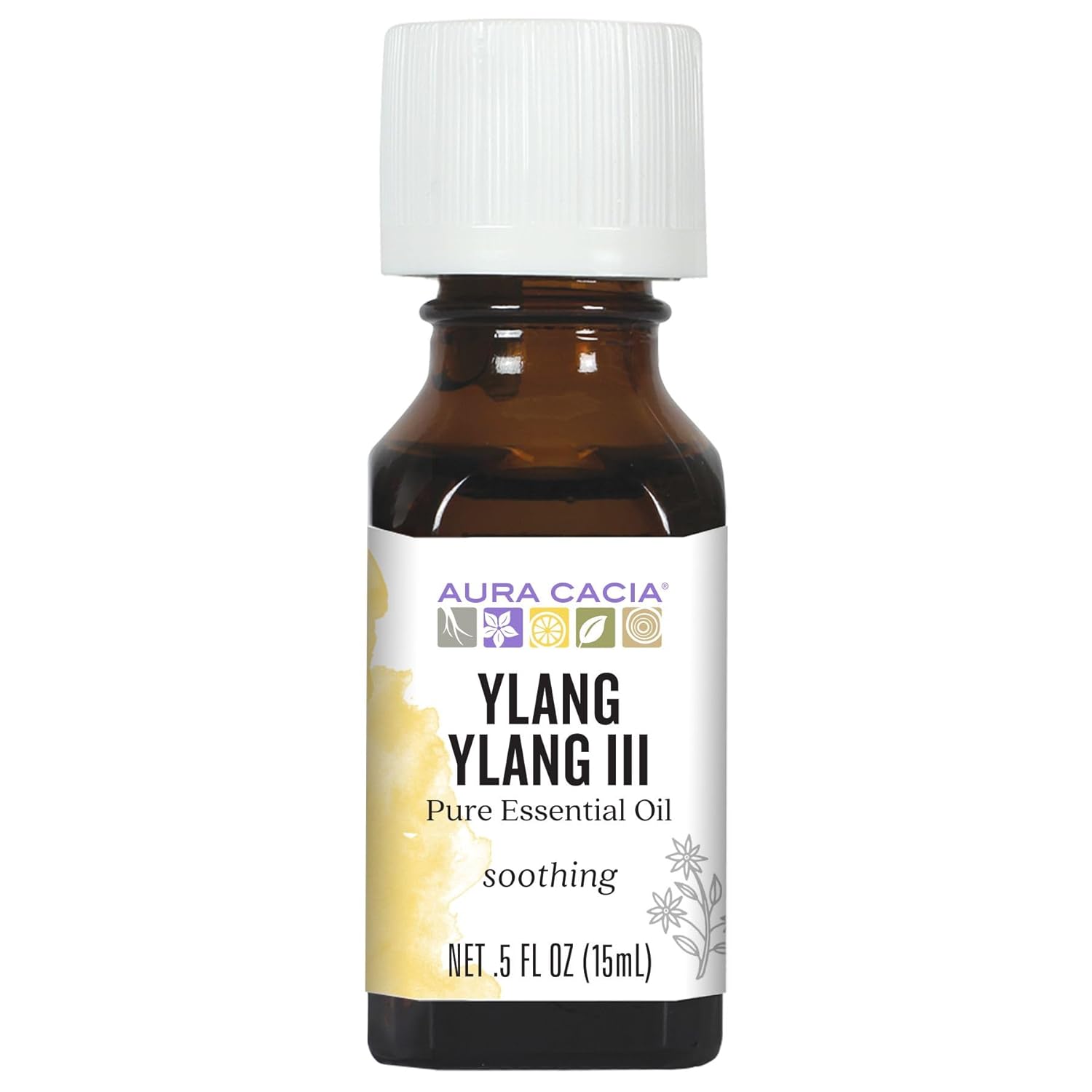 Aura Cacia 100% Pure Essential Oil Ylang Ylang - 0.5 fl oz