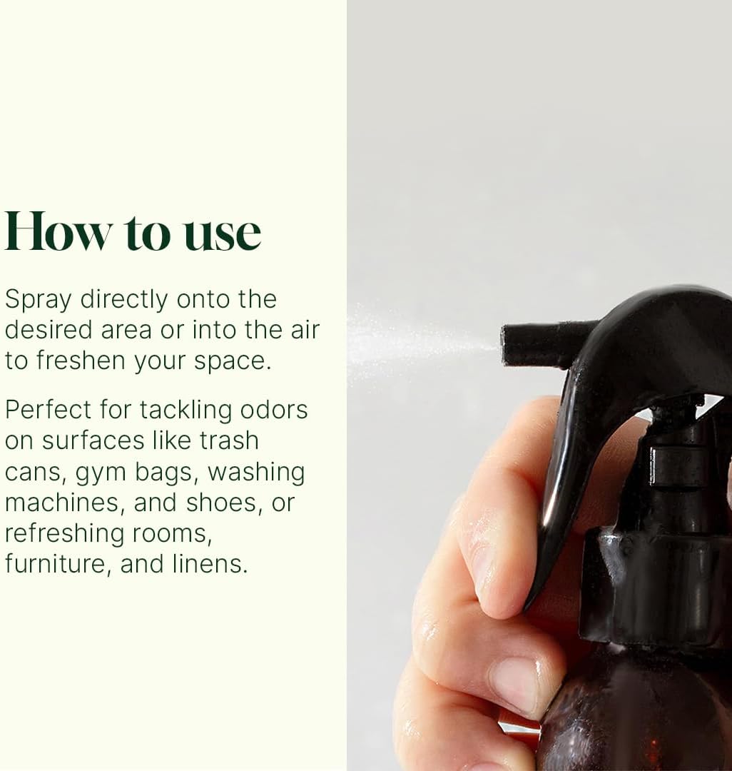 Plant Therapy Home Deodorizing Room Spray 4 oz Quick, On-The-Go Freshness, Safe & Gentle for Everyday Use, Free from Harsh Chemicals & Synthetic Fragrances