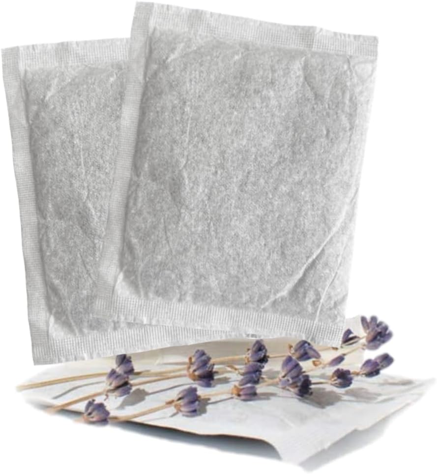 Lavender Dryer Sachets, Premium Extra Flowers, Lavender Scented Sachets for Drawers and Closets, Natural Air Freshener Bags, Odor Eliminator for Closet, Car, Shoes, Gym Bag, Suitcase, Luggage (6 Pack)