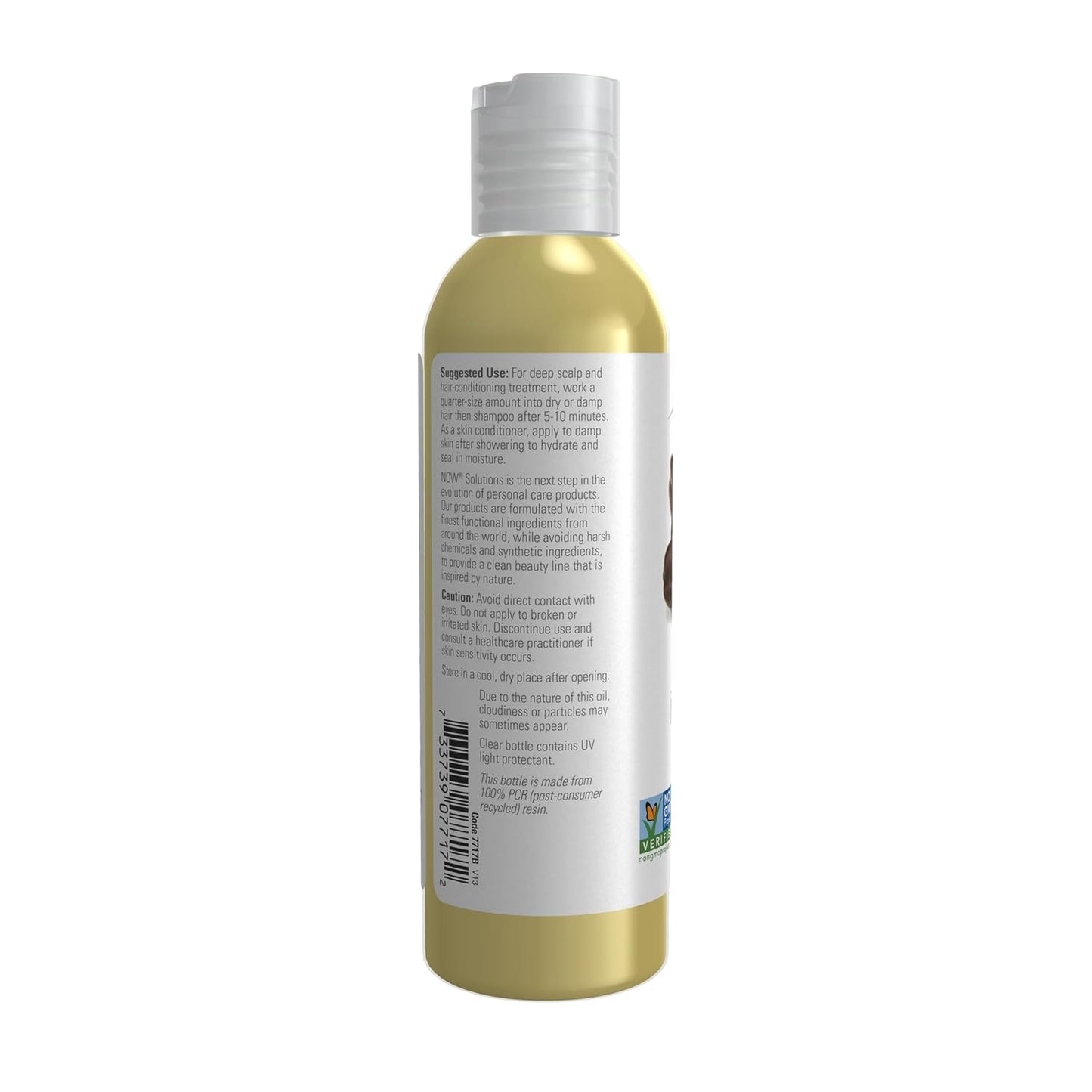 NOW Foods Solutions, Jojoba Oil, 100% Pure Moisturizing, Multi-Purpose Oil for Face, Hair and Body, 4-Ounce