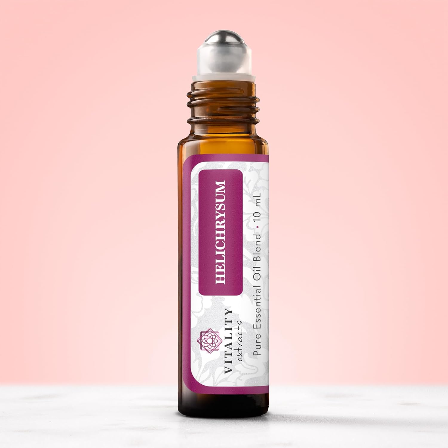 Vitality Extracts Helichrysum Essential Oil - 10ml Roll-On, Helichrysum Gymnocephalum, Coconut Oil, Skin Care, Happy, Stress Relief, Aches Relief