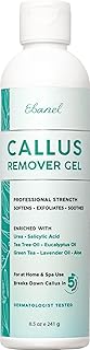 Ebanel Professional Callus Remover for Feet with 20% Urea, Epsom Salt, Salicylic Acid, Glycolic Acid, Heel Toe Foot Callus Remover Gel Peel Exfoliator Dead Skin Removal for Feet, Cracked Heel Repair