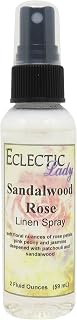 Sandalwood Rose Linen Spray (Double Strength), 4 oz, For Bed & Pillow
