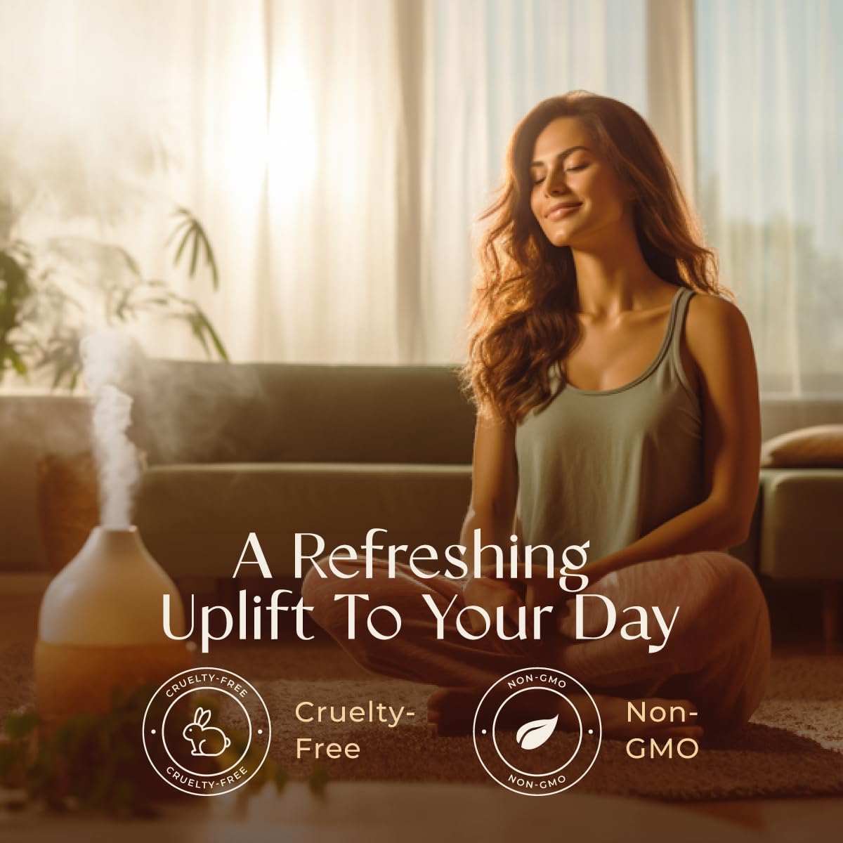 Gya Labs Breathe Essential Oil Blends - 100% Pure Natural Breathe Easy Essential Oils from Eucalyptus, Peppermint and More for Humidifier Cleaner (0.34 Fl Oz)