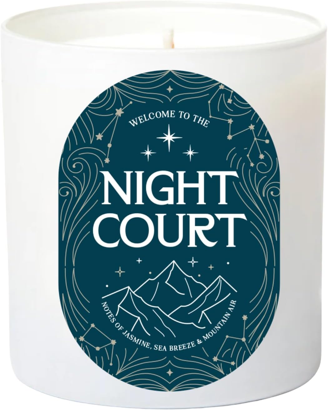 CANDECraftCo Night Court Scented Candle - ACOTAR Gift