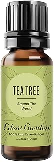 Edens Garden Tea Tree Around The World Essential Oil- 100% Pure Premium Grade, Undiluted, Natural, Therapeutic, Aromatherapy, The Best for Diffuser, Skin, Face, Hair 10 ml (.33 fl oz)