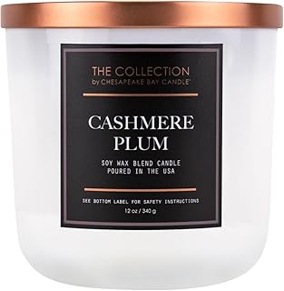 Chesapeake Bay Candle The Collection Two-Wick Scented Candle Cashmere Plum Medium Jar