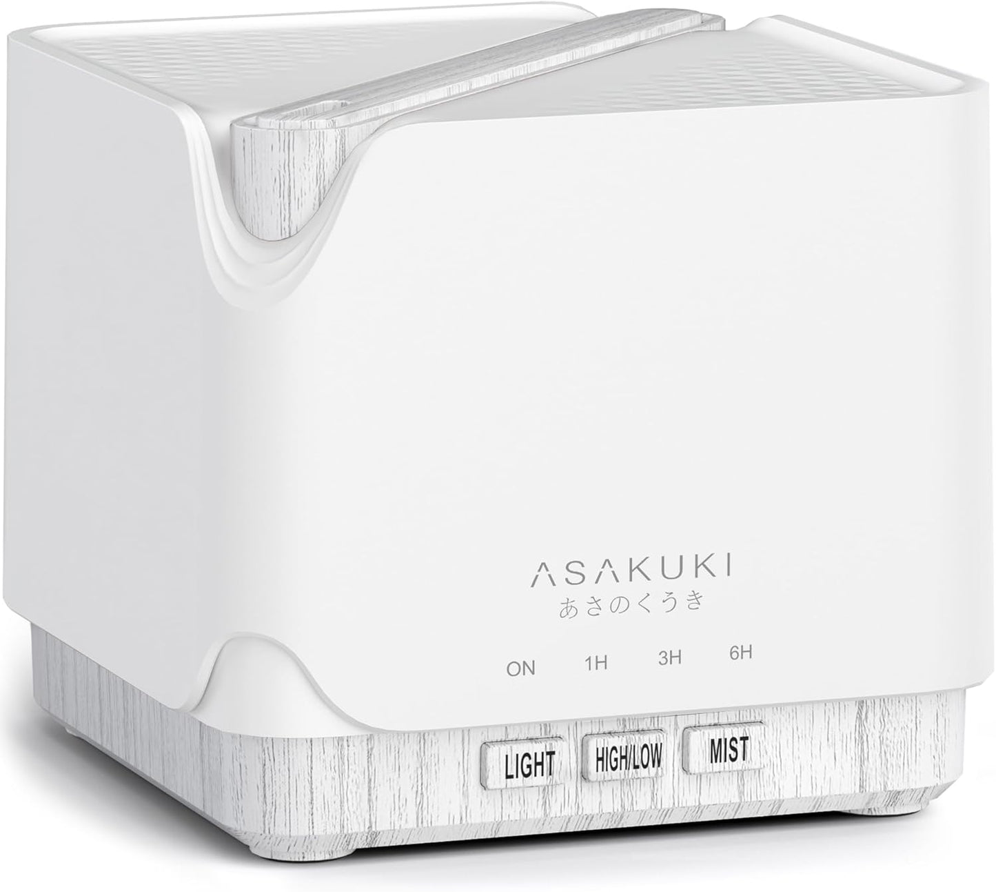 ASAKUKI Essential Oil Diffuser for Home, Large 700 ml Humidifier with Automatic Shut-Off, Quiet Aromatherapy Diffuser with 7 LED Lights for Living Room, Kitchen, Bedroom, Hotel - White