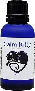The Cat's MeWow Calm Kitty Calming Essential Oil - Natural Stress Relief & Anxiety Relief for Cats - Drug-Free Calming Solution