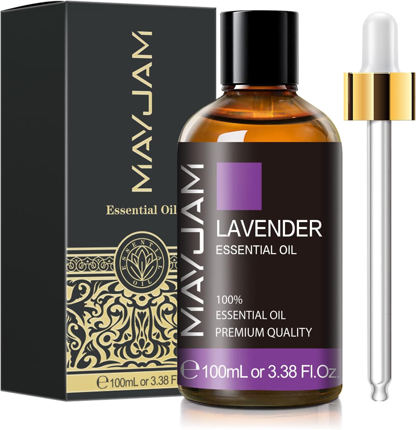 MAYJAM 100ML/3.38FL.OZ Lavender Essential Oil and Ylang Ylang Essential Oil